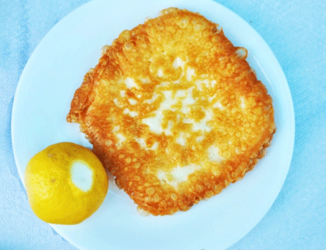 12.Feta Saganaki tiganiti