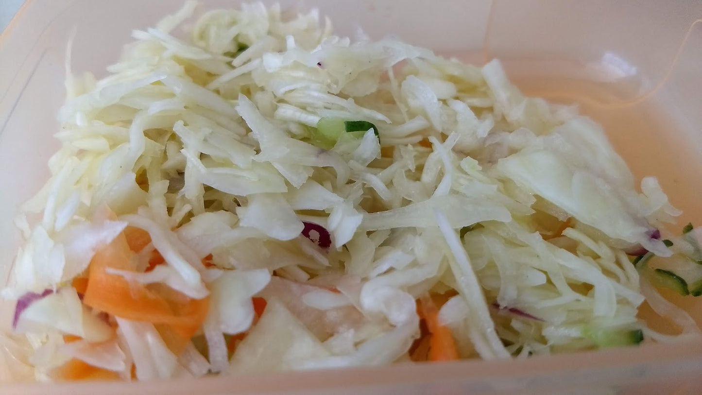 met witte kool salade