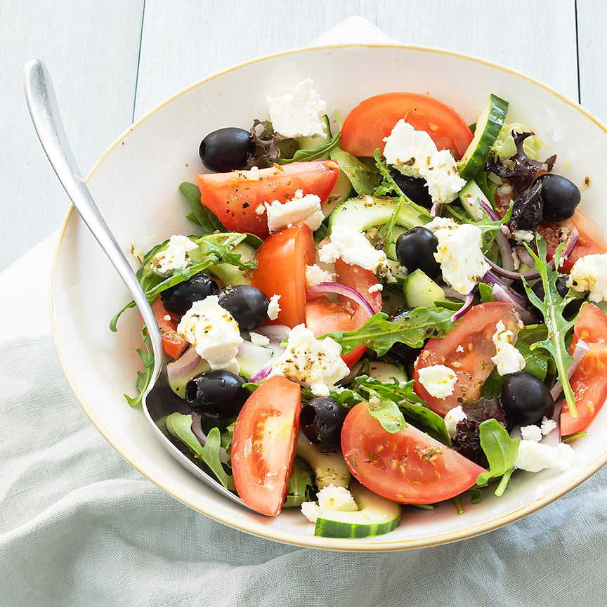 met tomaten salade